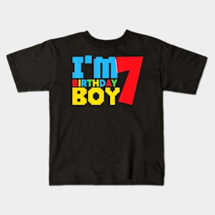 Im The Birthday Boy Game Gaming Family Matching Kids T-Shirt